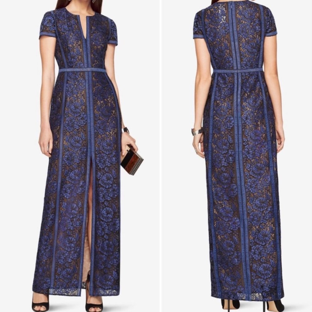 BCBGMaxazaria Blue Cailean Gown